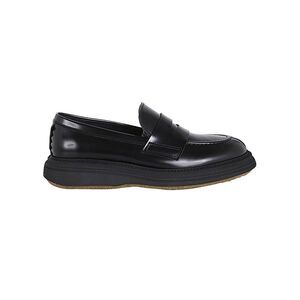 THE ANTIPODE Men's Chunky Sole Penny Loafer Men BLACK Moccasins